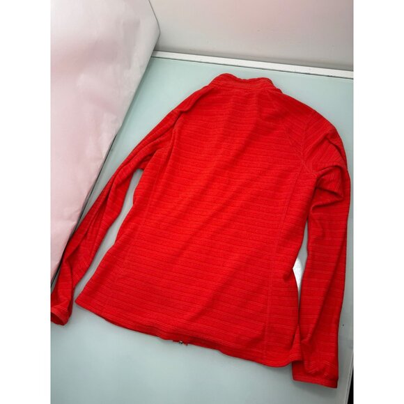The North Face TKA 100 Fleece Women's Fleece Full Zip Masonic Orange Large L - Picture 7 of 9